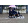 Things to keep in mind while Riding a bike in Waterlogged street